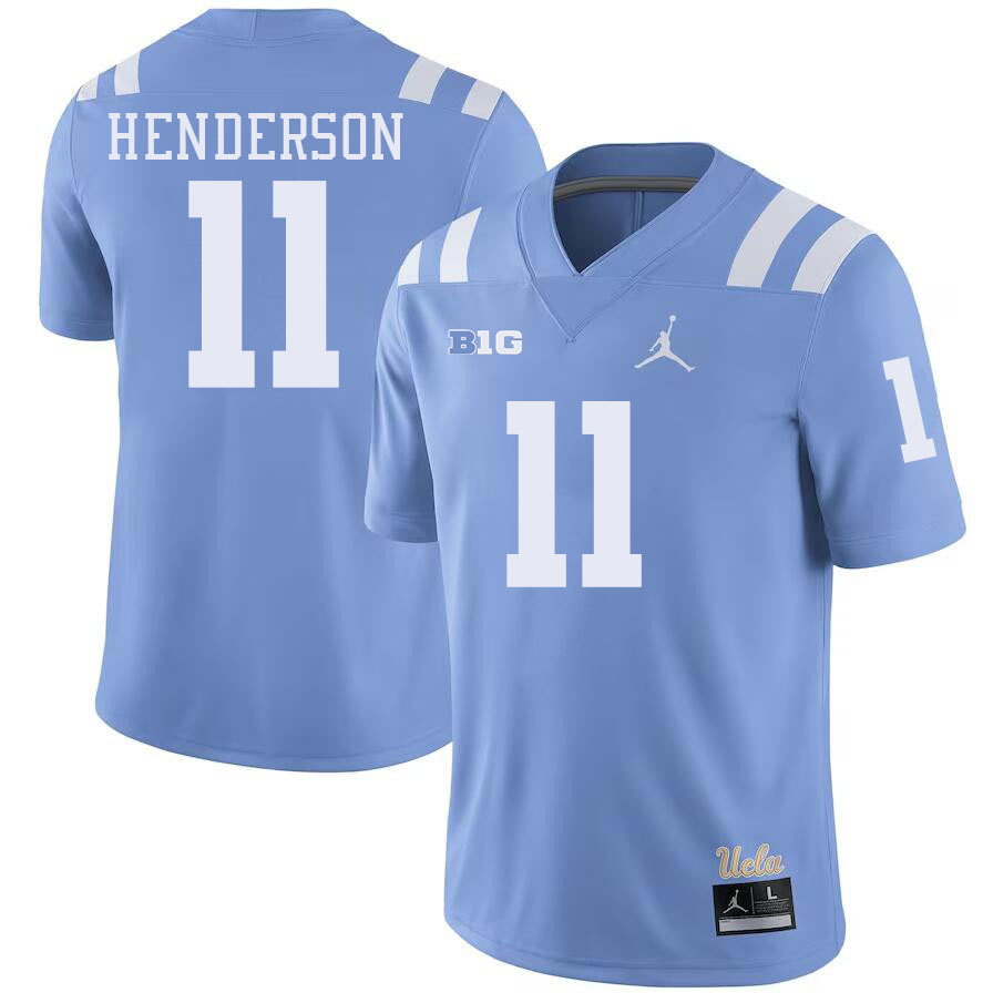 Men #11 Ramon Henderson Big 10 Conference College Football Jerseys Stitched-Power Blue